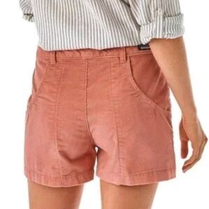 Patagonia Pink Corduroy Stand Up Shorts Size 4 Womens Organic Cotton Pockets